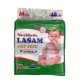 Lasam brand Disposable Baby Diapers for Africa market Angola and Congo